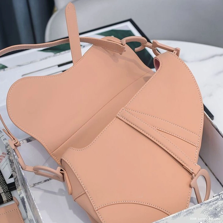 Cheap Pink Saddle Calfskin Bag Dior Ultramatte 0804 Luxury